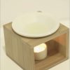 Ceramic wax warmer or essentials oils burner