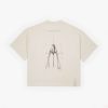 artbeast oversized t-shirt boxy fit cropped summer winter fall spring cream color