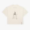 artbeast oversized t-shirt boxy fit cropped summer winter fall spring cream color