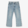 Denim flared trendy baggy blue jeans luxury 100% cotton outfit style vintage modern minimalist